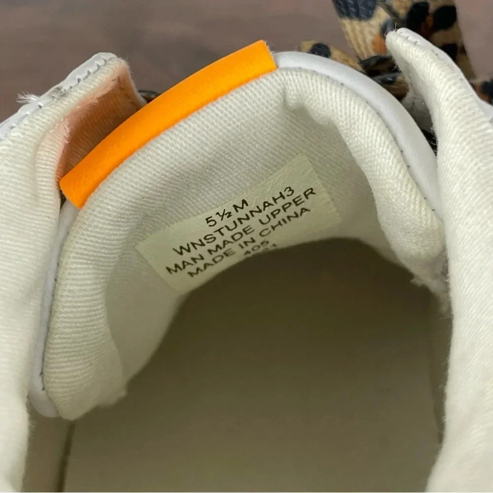 Nine West Stunnah Women's High-Top Sneakers size 5.5 vintage effect - Picture 5 of 9